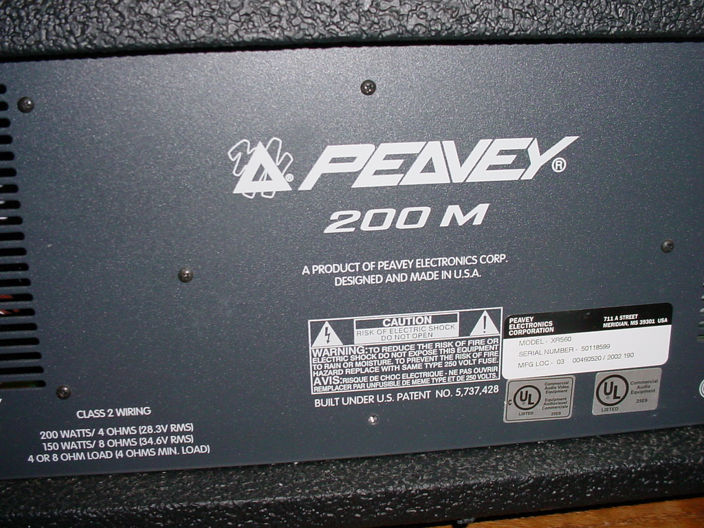 peavey xr 560 powered mixer super nice unit used powered